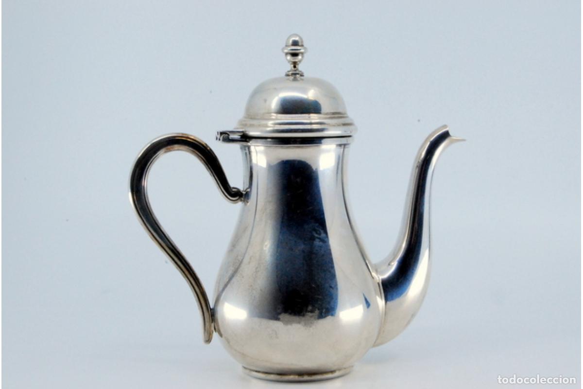 Antig&uuml;edades: Cafetera de plata - Foto 9