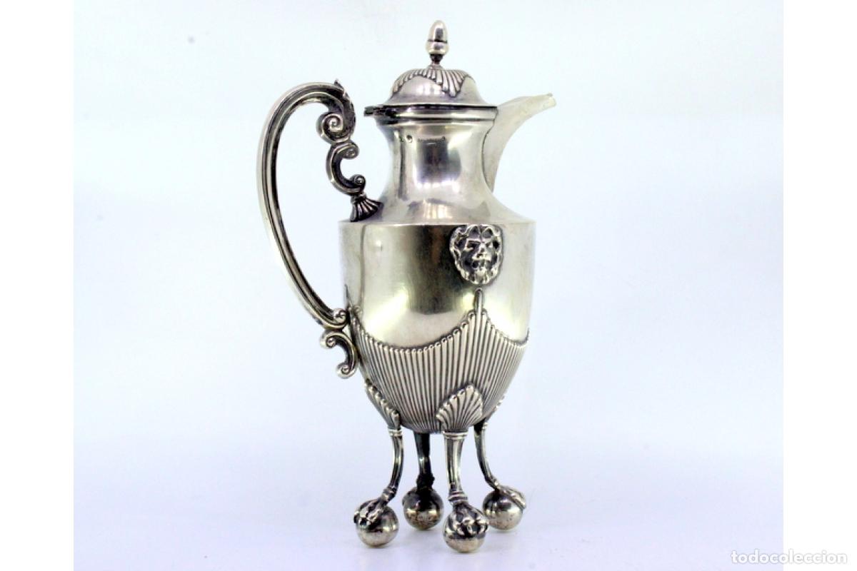 Antig&uuml;edades: Cafetera de plata - Foto 5