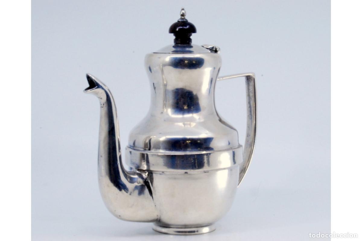 Antig&uuml;edades: Cafetera de plata - Foto 5