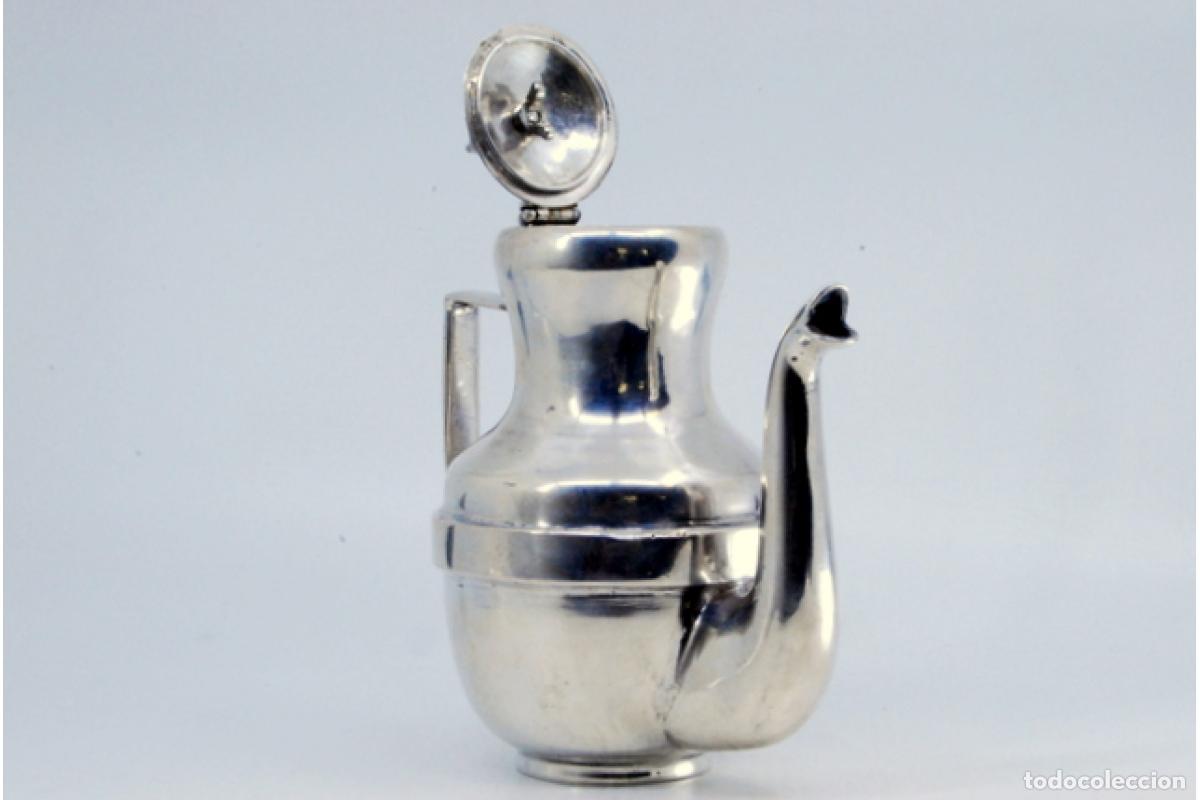 Antig&uuml;edades: Cafetera de plata - Foto 6