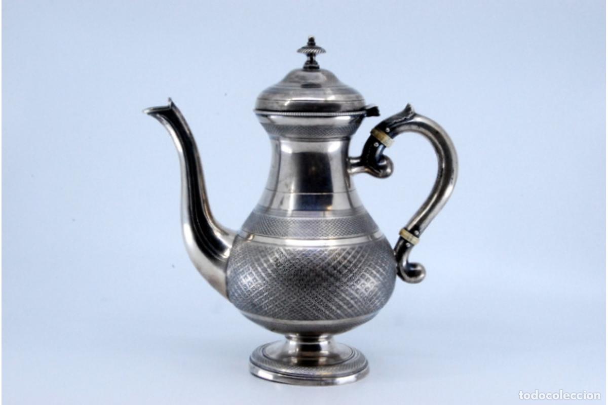 Antig&uuml;edades: Cafetera de plata - Foto 7