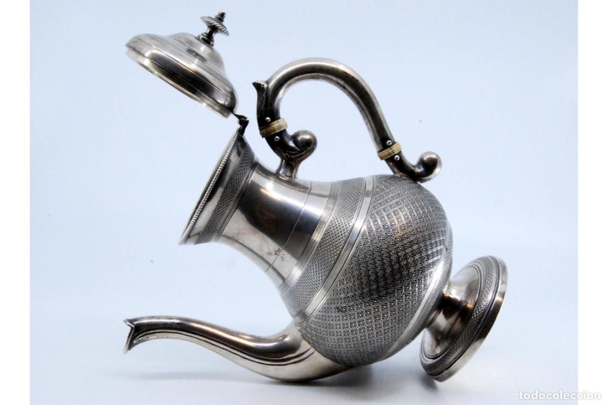 Antig&uuml;edades: Cafetera de plata - Foto 9