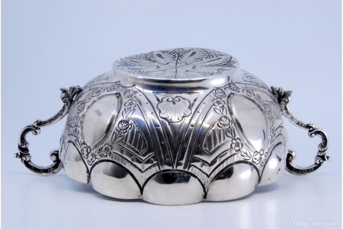 Antig&uuml;edades: plato de dulces de plata - Foto 4