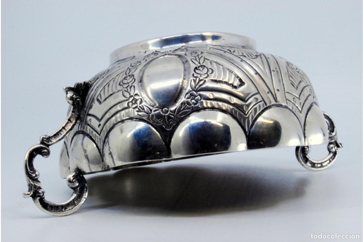 Antig&uuml;edades: plato de dulces de plata - Foto 7