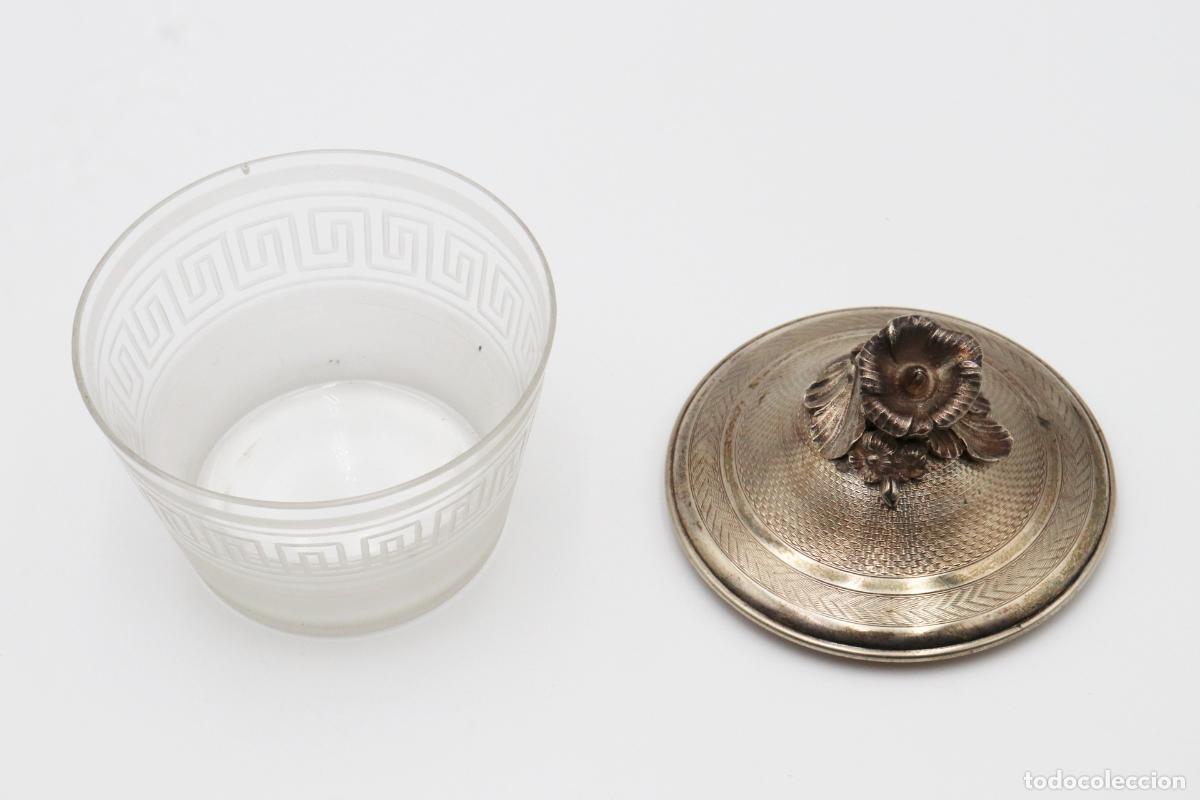 Antig&uuml;edades: plato de dulces de plata - Foto 3