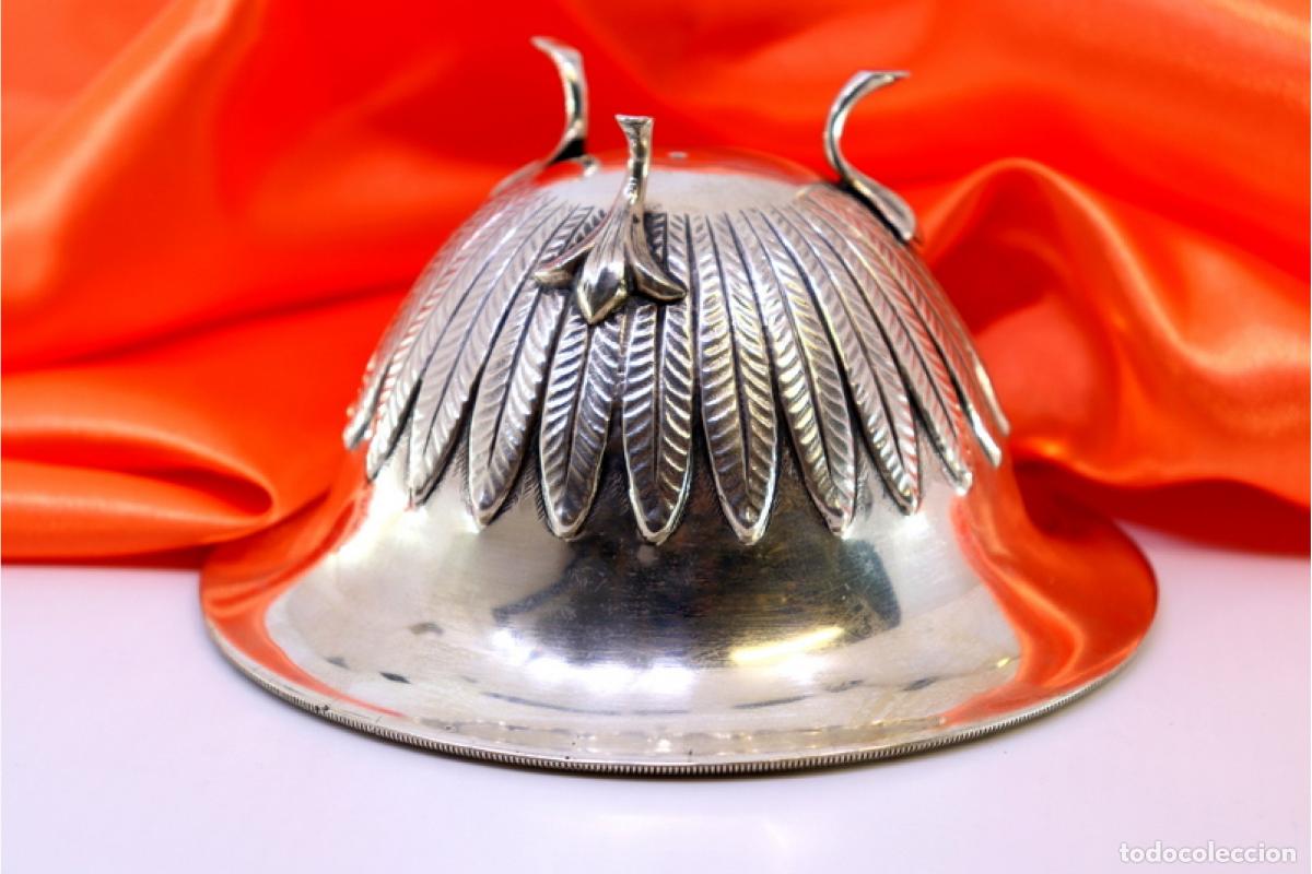 Antig&uuml;edades: plato de dulces de plata - Foto 4