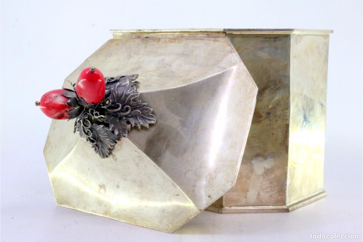 Antig&uuml;edades: plato de dulces de plata - Foto 8