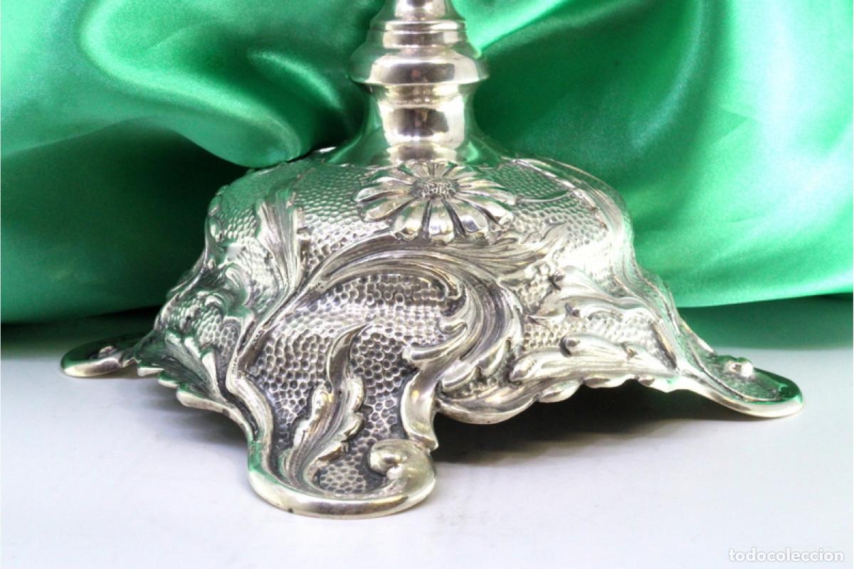 Antig&uuml;edades: plato de dulces de plata - Foto 7