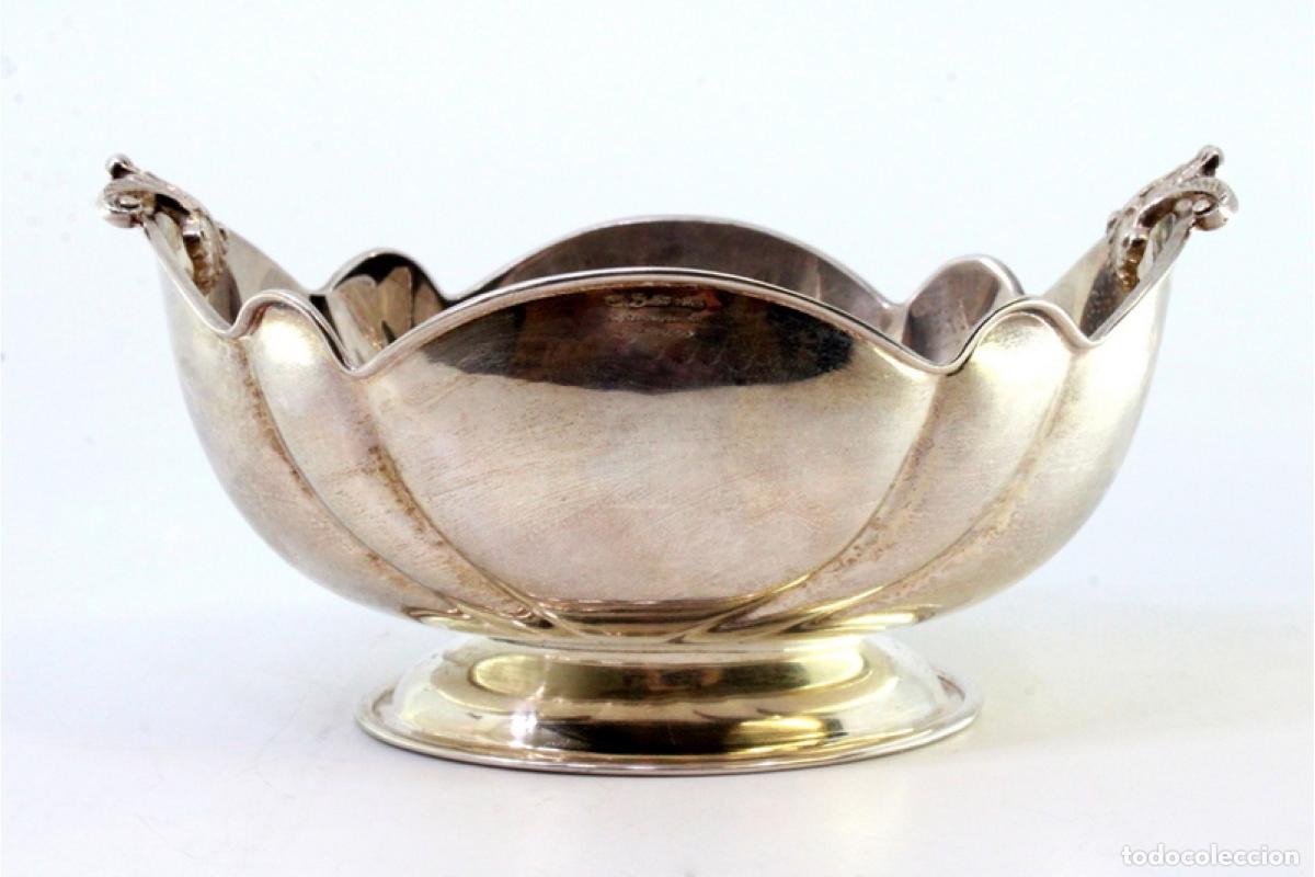 Antig&uuml;edades: plato de dulces de plata - Foto 5