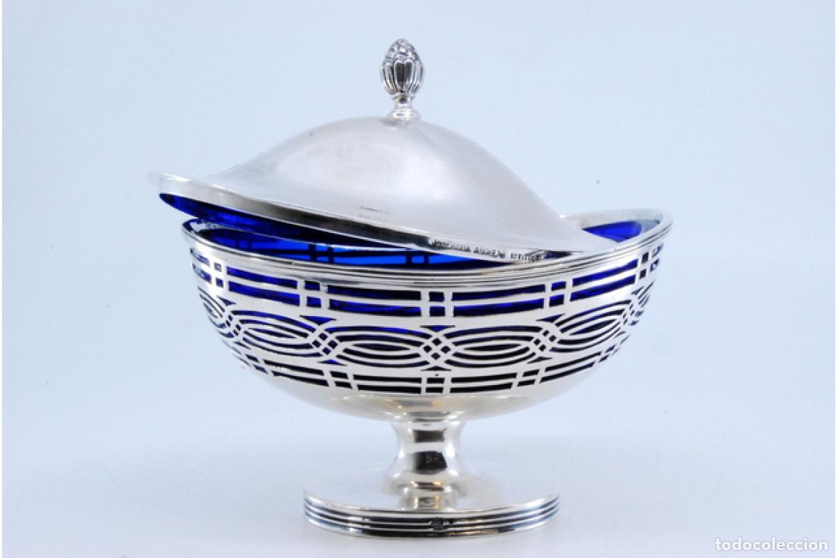 Antig&uuml;edades: plato de dulces de plata - Foto 7