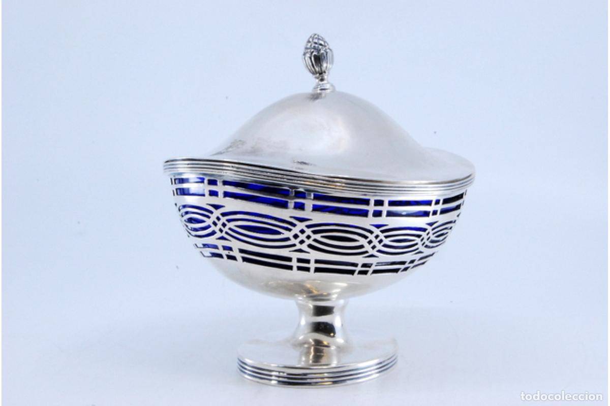 Antig&uuml;edades: plato de dulces de plata - Foto 10