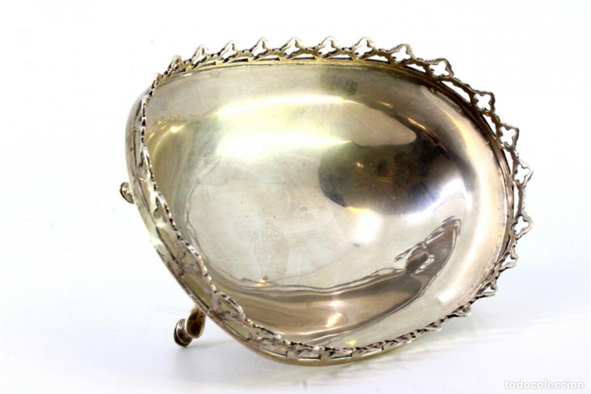 Antig&uuml;edades: plato de dulces de plata - Foto 4