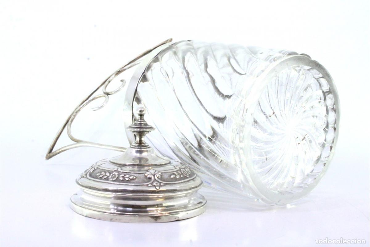 Antig&uuml;edades: plato de dulces de plata - Foto 3