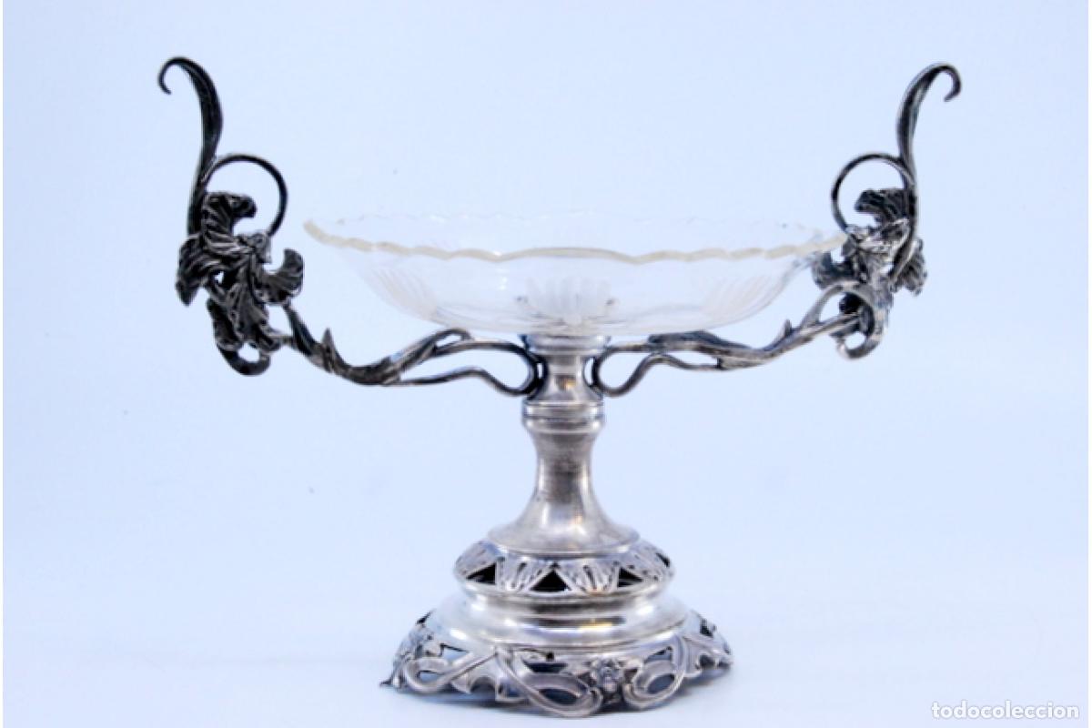 Antig&uuml;edades: plato de dulces de plata - Foto 9