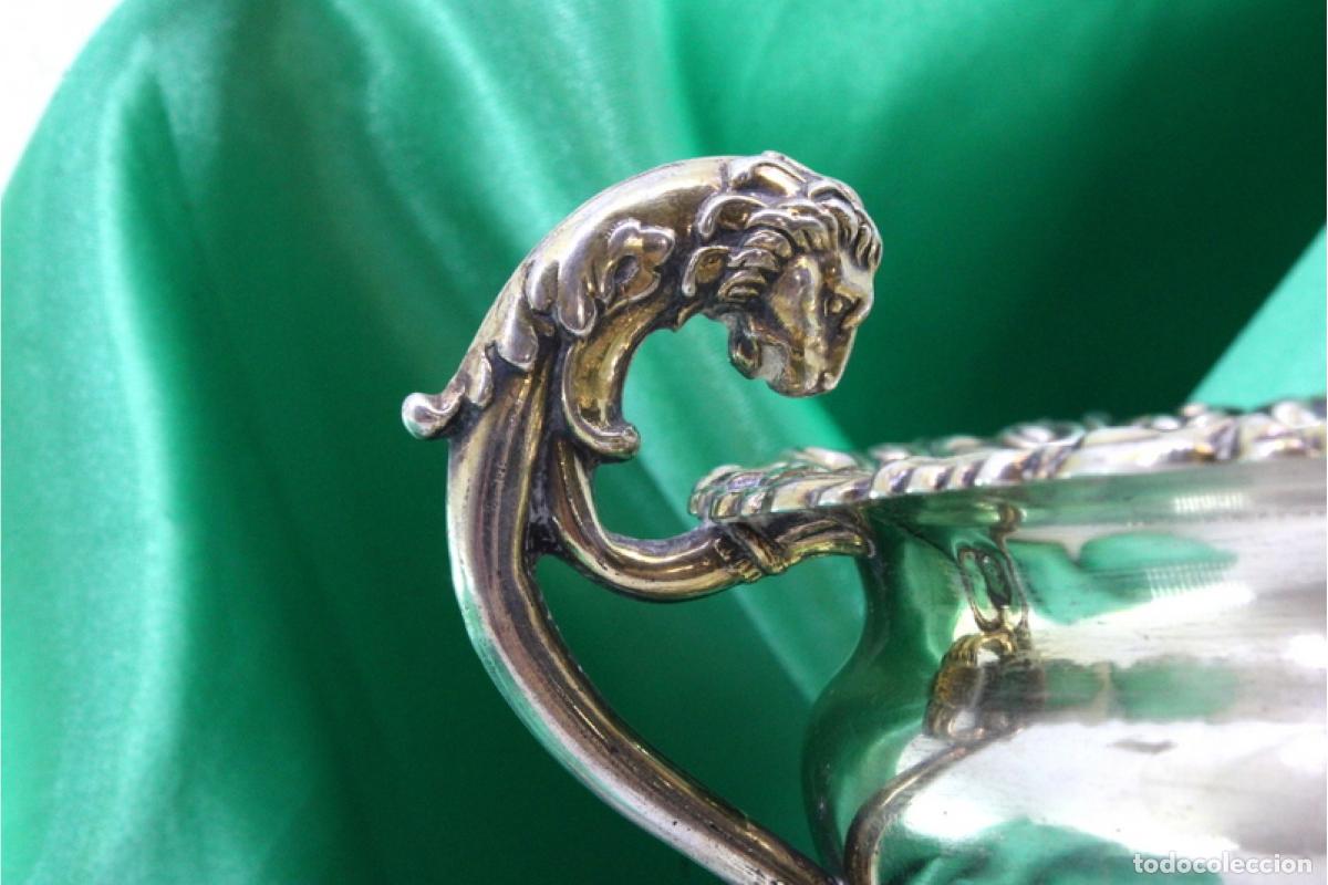 Antig&uuml;edades: plato de dulces de plata - Foto 5