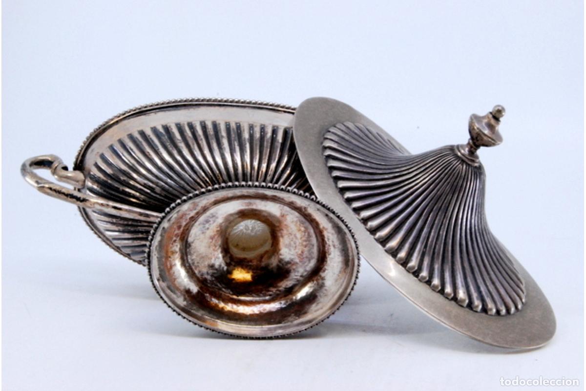 Antig&uuml;edades: plato de dulces de plata - Foto 8