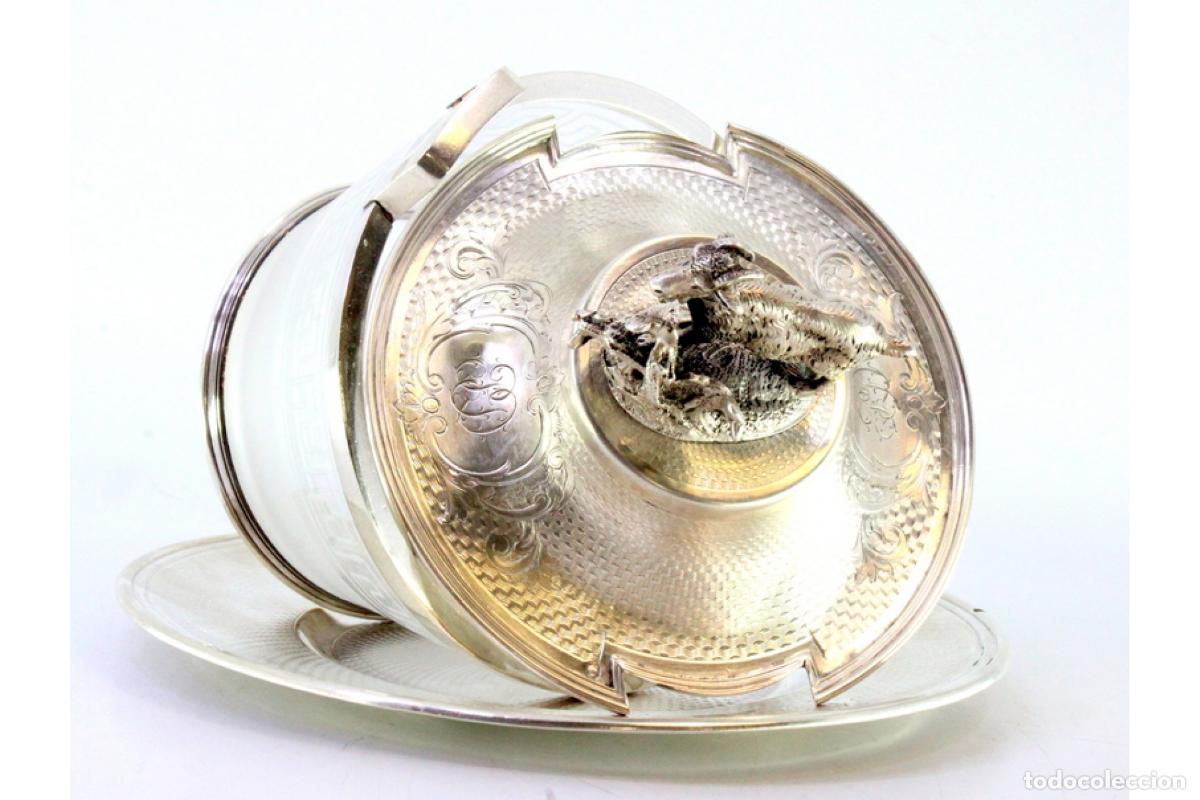 Antig&uuml;edades: plato de dulces de plata - Foto 7