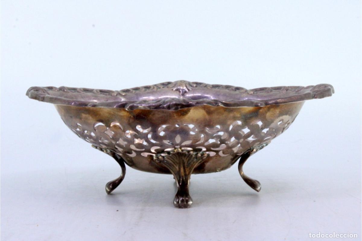 Antig&uuml;edades: plato de dulces de plata - Foto 7