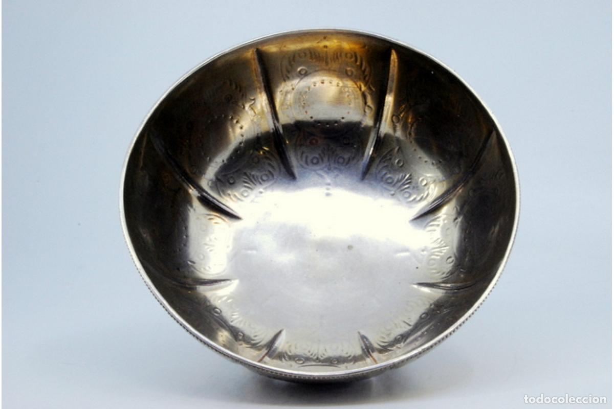 Antig&uuml;edades: plato de dulces de plata - Foto 9