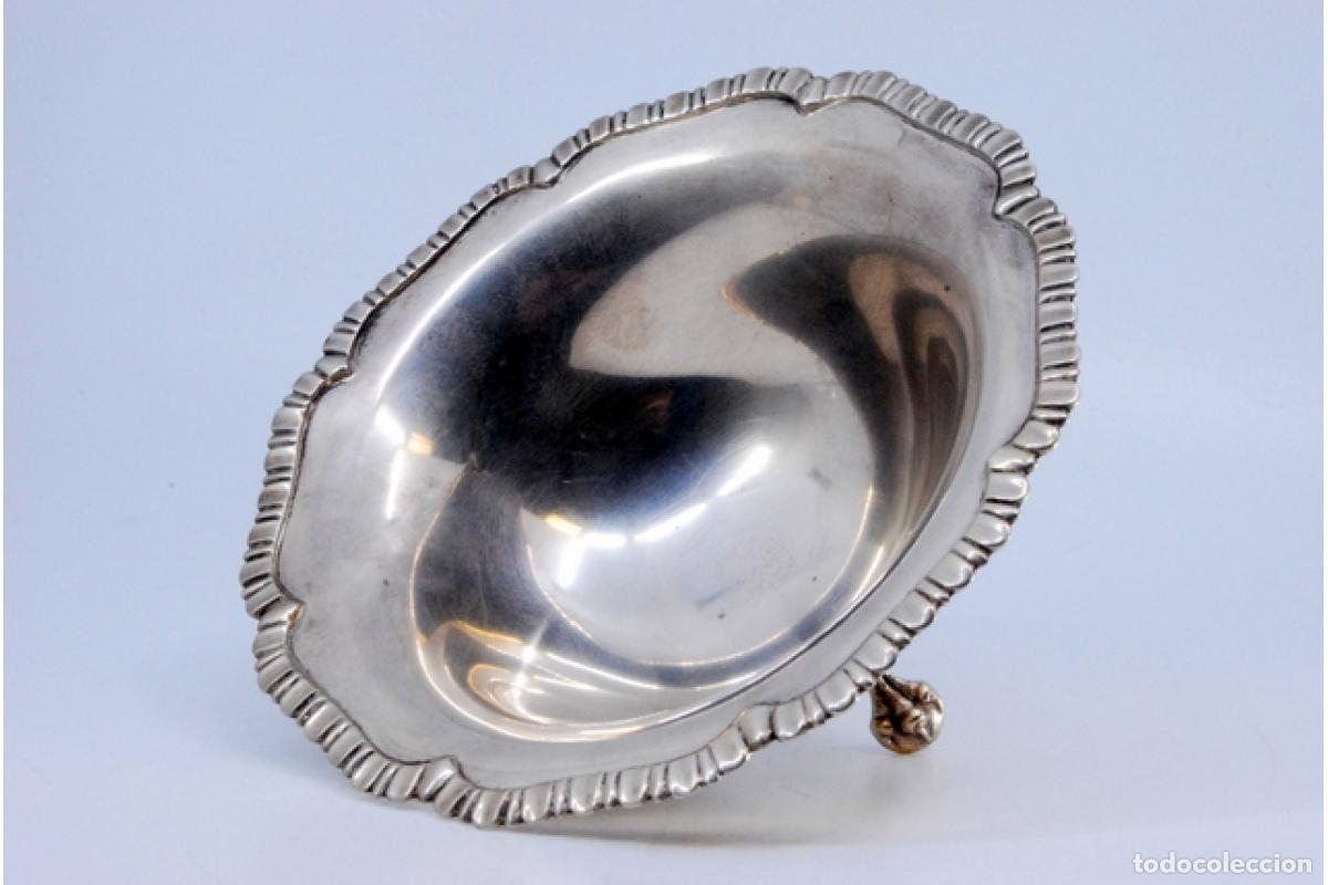 Antig&uuml;edades: plato de dulces de plata - Foto 5