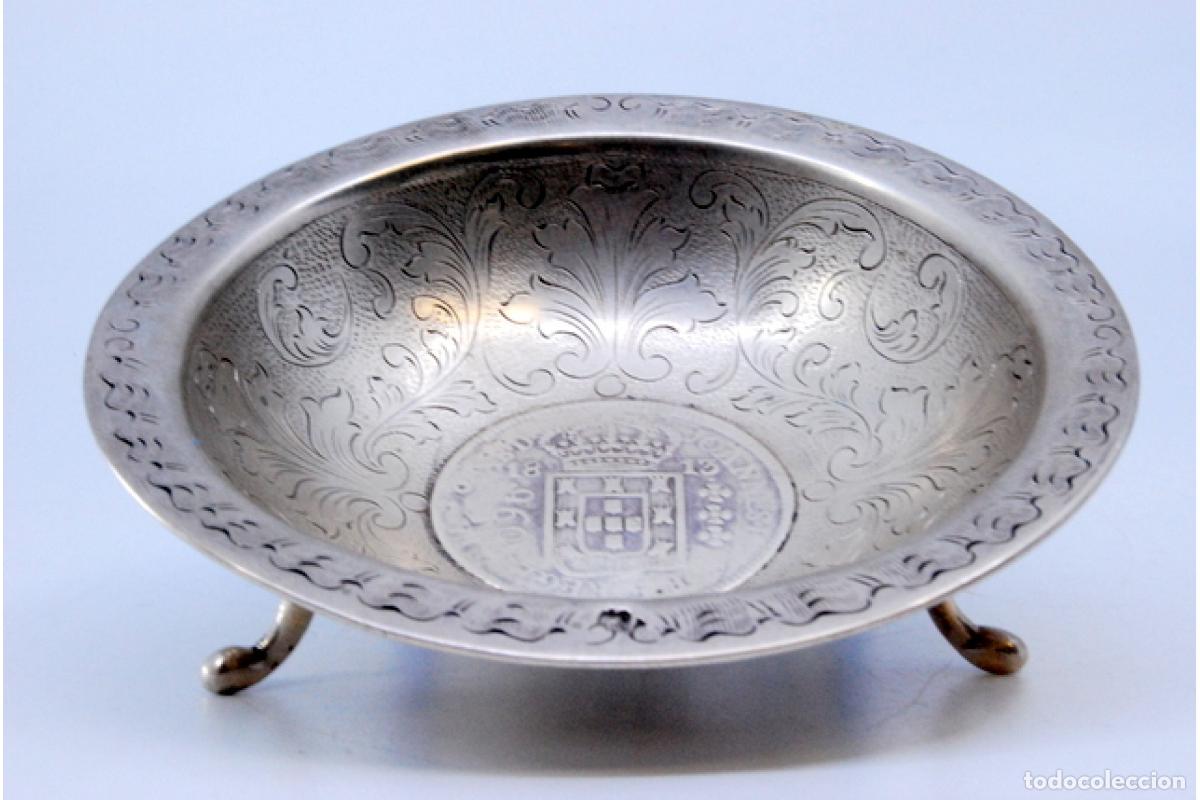 Antig&uuml;edades: plato de dulces de plata - Foto 6