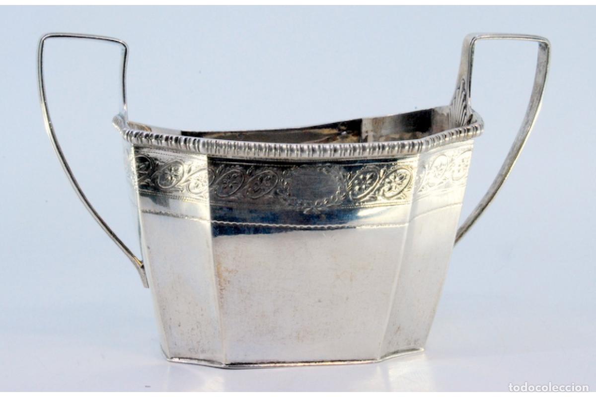 Antig&uuml;edades: plato de dulces de plata - Foto 3