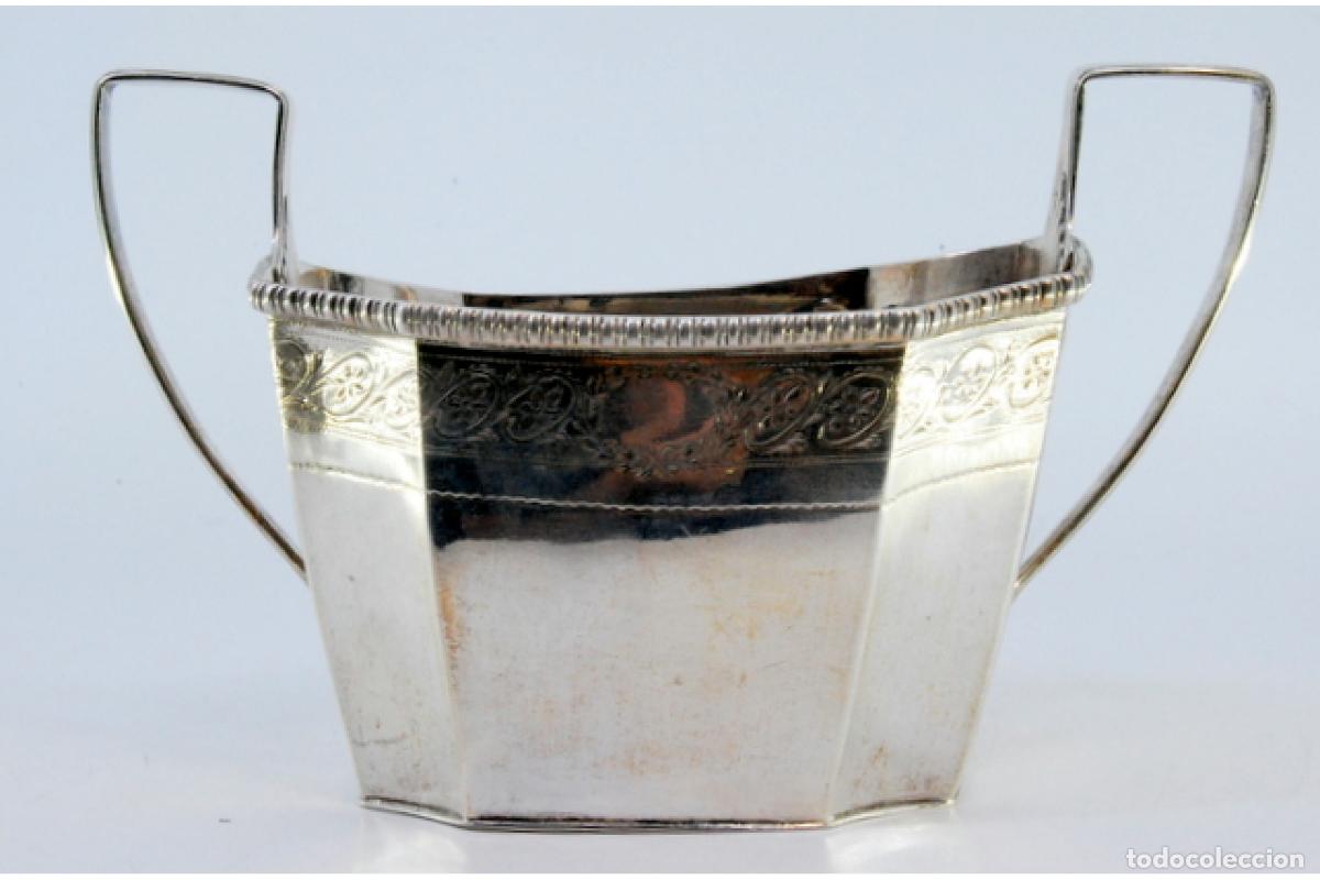 Antig&uuml;edades: plato de dulces de plata - Foto 7