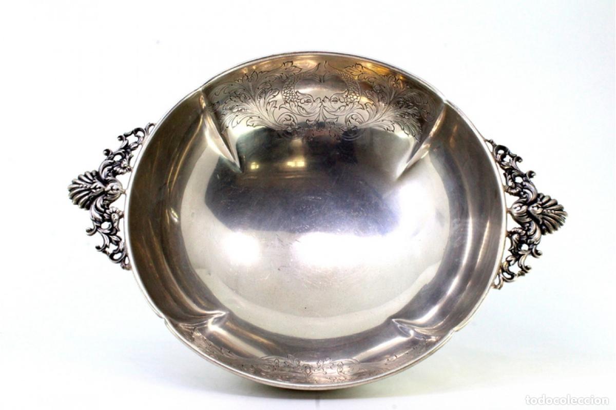 Antig&uuml;edades: plato de dulces de plata - Foto 7