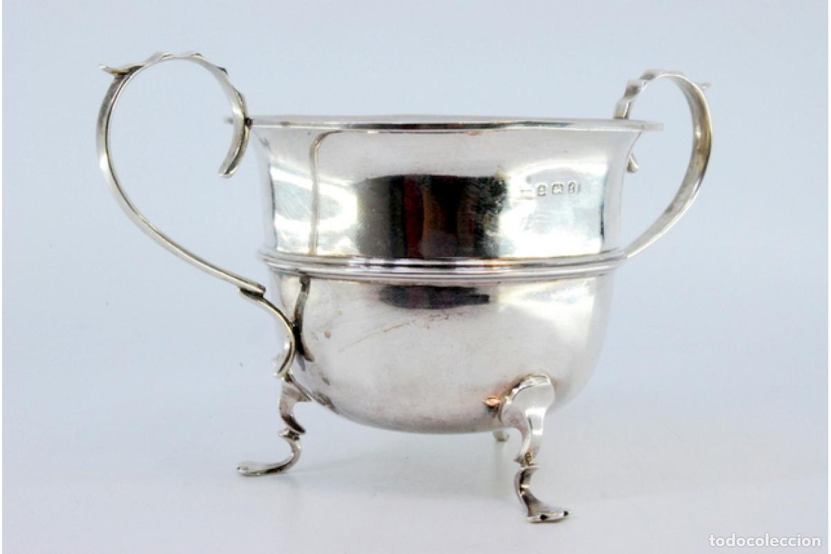 Antig&uuml;edades: plato de dulces de plata - Foto 2