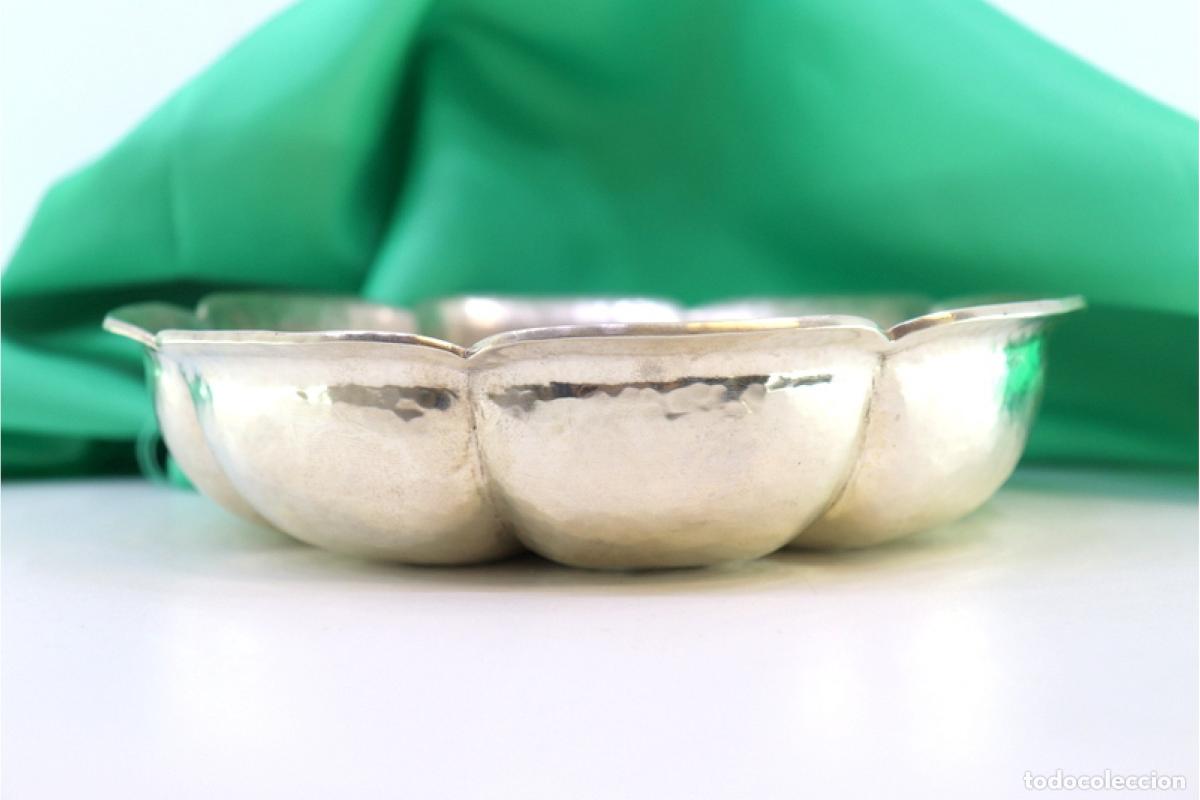 Antig&uuml;edades: plato de dulces de plata - Foto 2