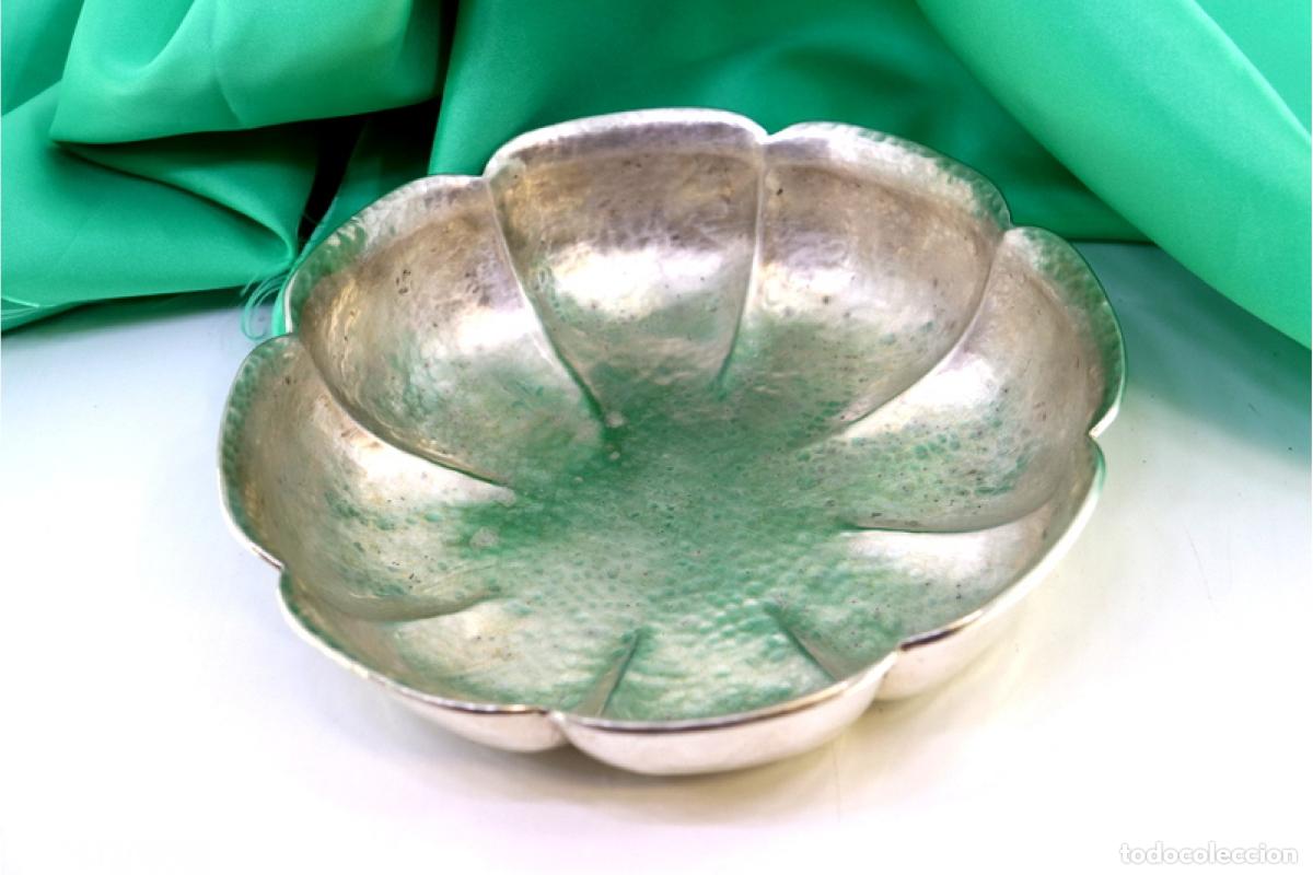 Antig&uuml;edades: plato de dulces de plata - Foto 4