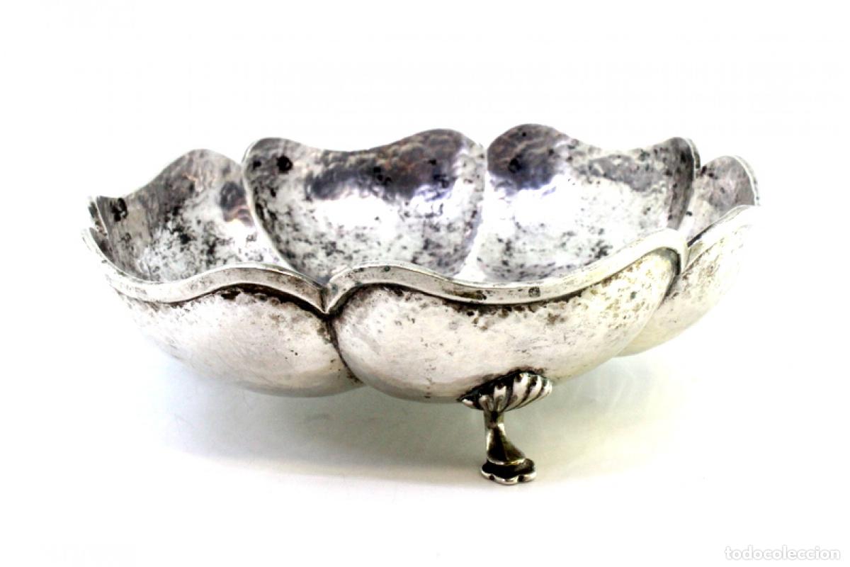 Antig&uuml;edades: plato de dulces de plata - Foto 2
