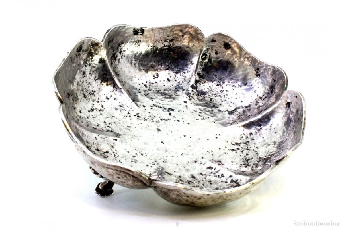 Antig&uuml;edades: plato de dulces de plata - Foto 4