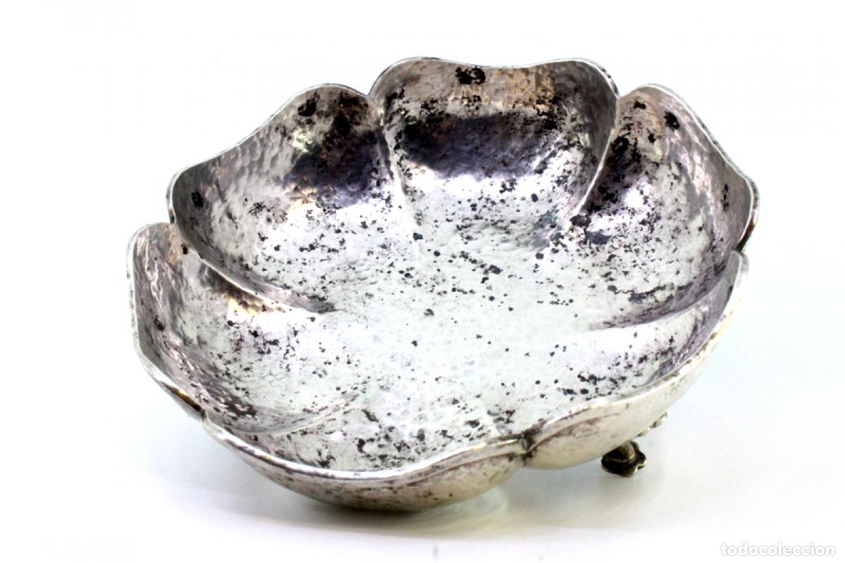 Antig&uuml;edades: plato de dulces de plata - Foto 6
