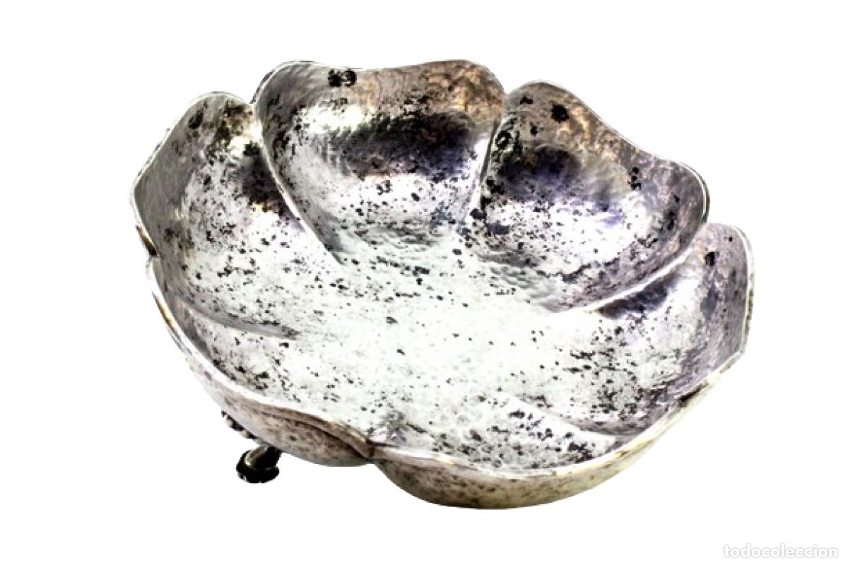 Antig&uuml;edades: plato de dulces de plata - Foto 1