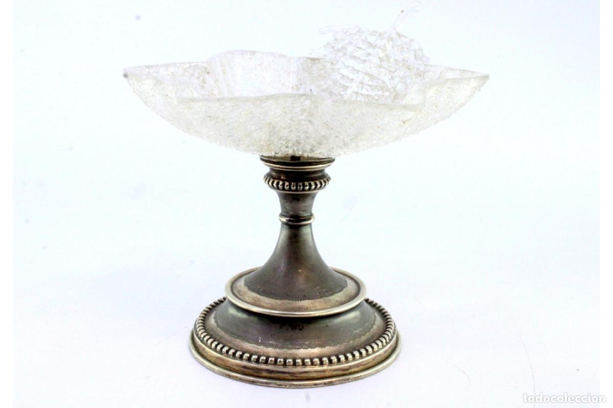 Antig&uuml;edades: plato de dulces de plata - Foto 7