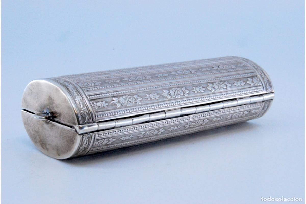 Antig&uuml;edades: Estuche de belleza plateado - Foto 8