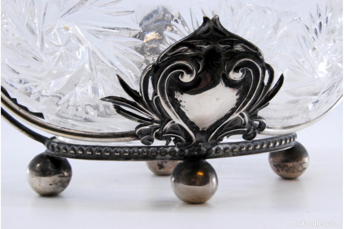 Antig&uuml;edades: plato de dulces de plata - Foto 6
