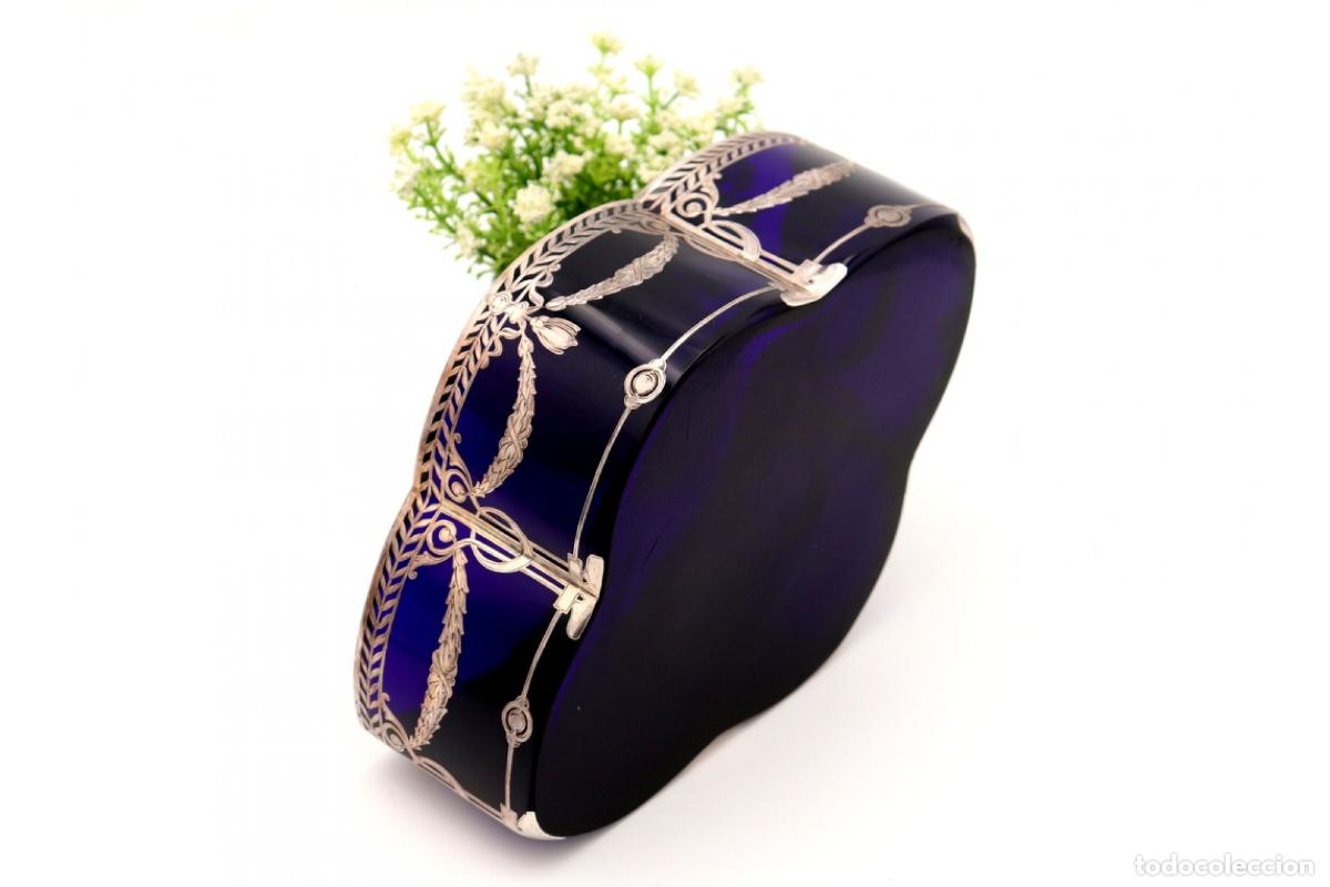 Antig&uuml;edades: plato de dulces de plata - Foto 3