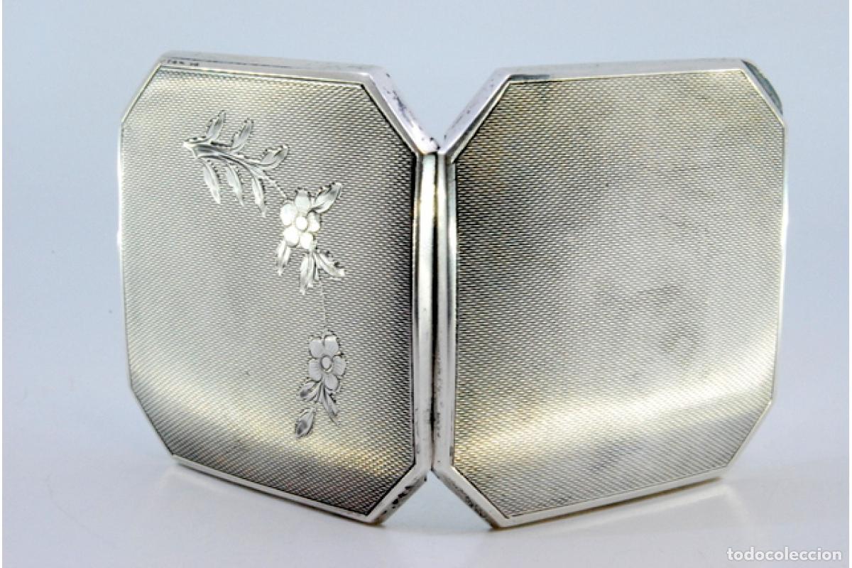 Antig&uuml;edades: Estuche de belleza plateado - Foto 4