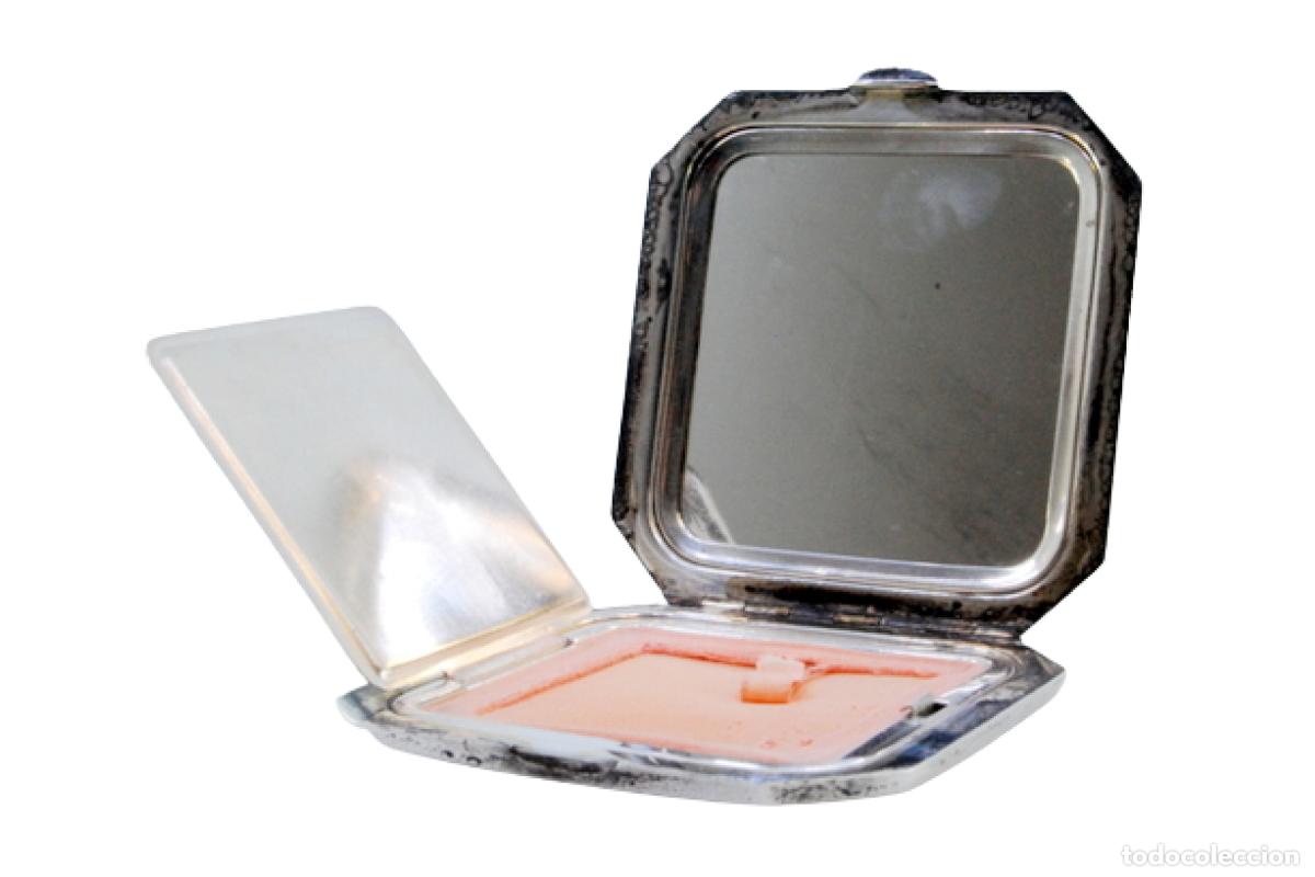 Antig&uuml;edades: Estuche de belleza plateado - Foto 1