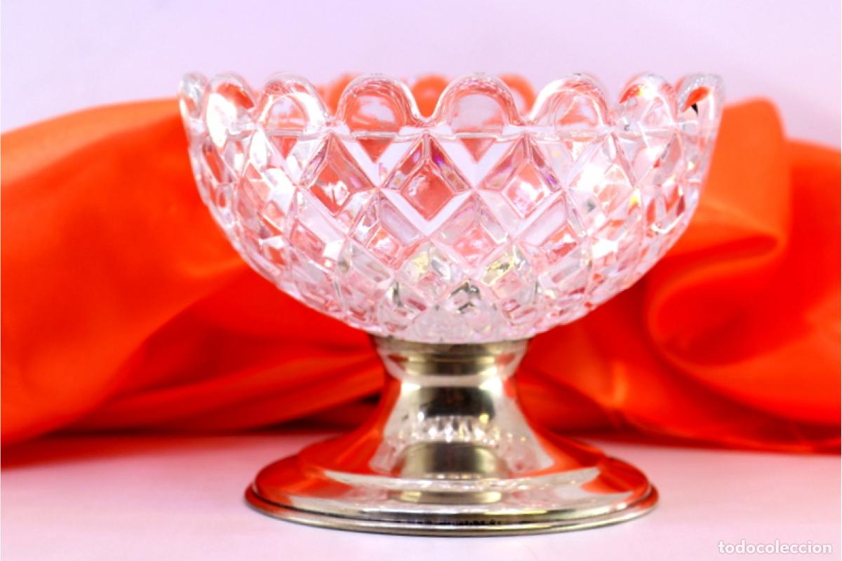 Antig&uuml;edades: plato de dulces de plata - Foto 3