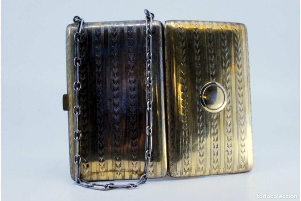 Antig&uuml;edades: Estuche de belleza plateado - Foto 2