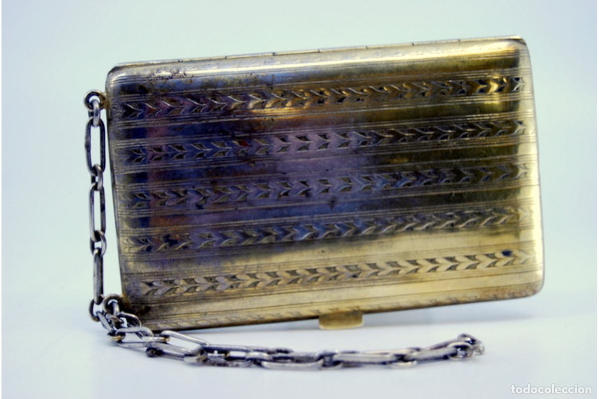 Antig&uuml;edades: Estuche de belleza plateado - Foto 6