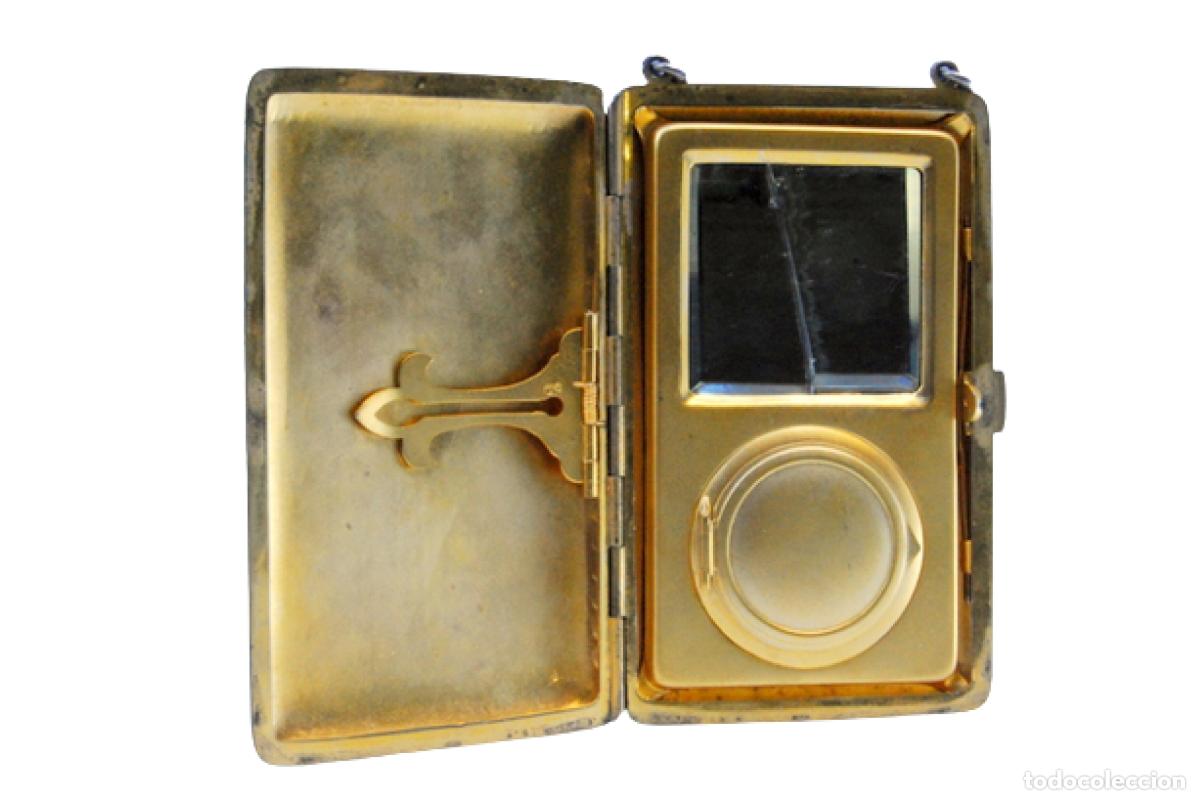 Antig&uuml;edades: Estuche de belleza plateado - Foto 1