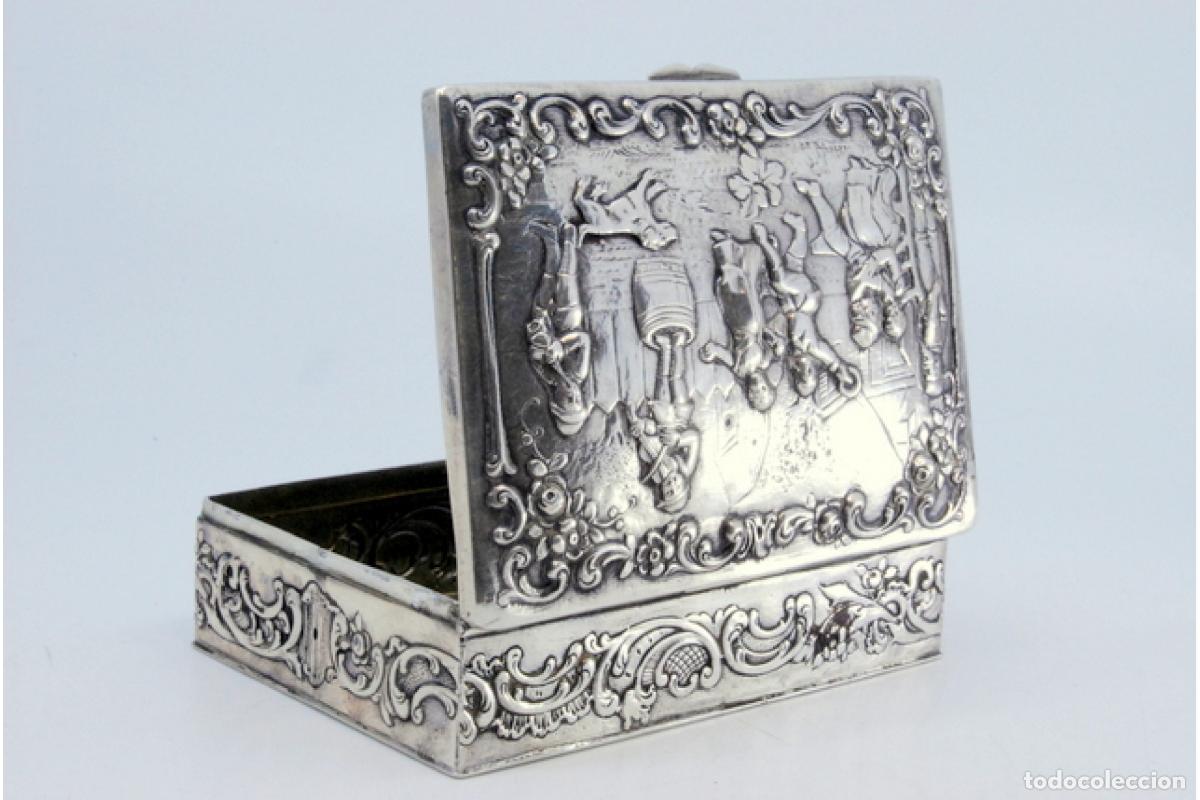 Antig&uuml;edades: Caja de joyer&iacute;a de plata - Foto 8