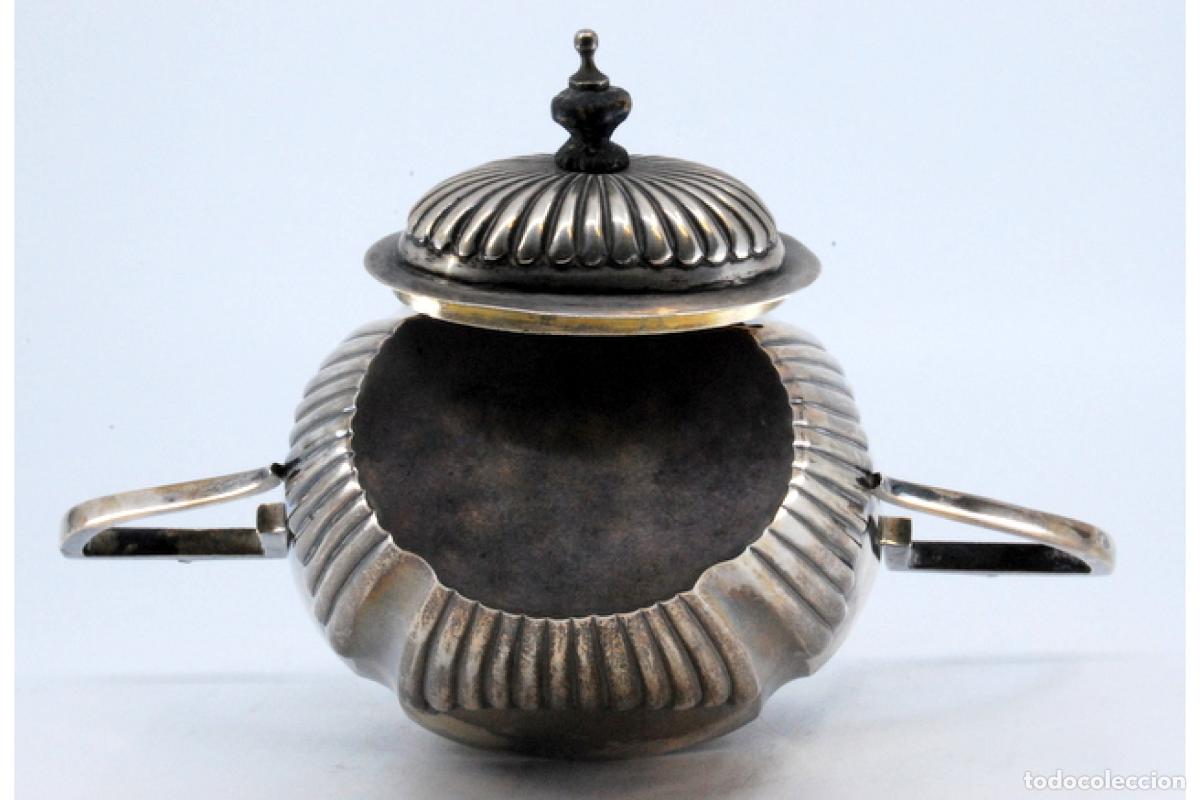 Antig&uuml;edades: Azucarero de plata - Foto 3
