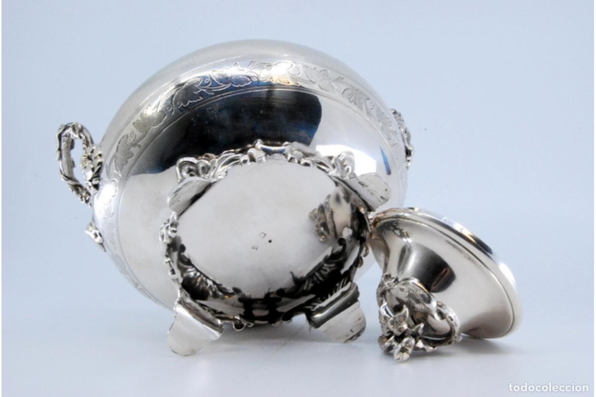 Antig&uuml;edades: Azucarero de plata - Foto 5