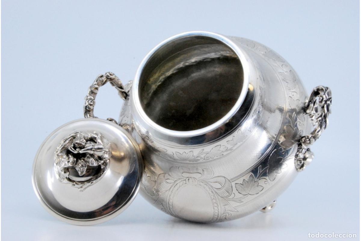 Antig&uuml;edades: Azucarero de plata - Foto 6