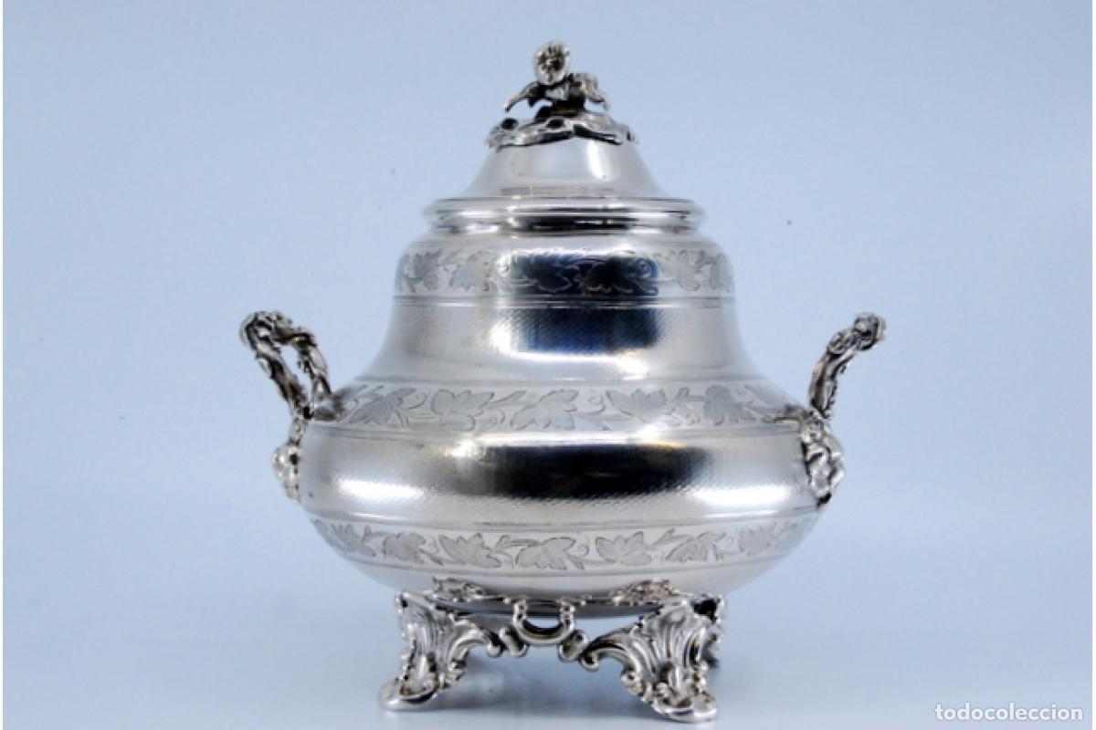 Antig&uuml;edades: Azucarero de plata - Foto 10